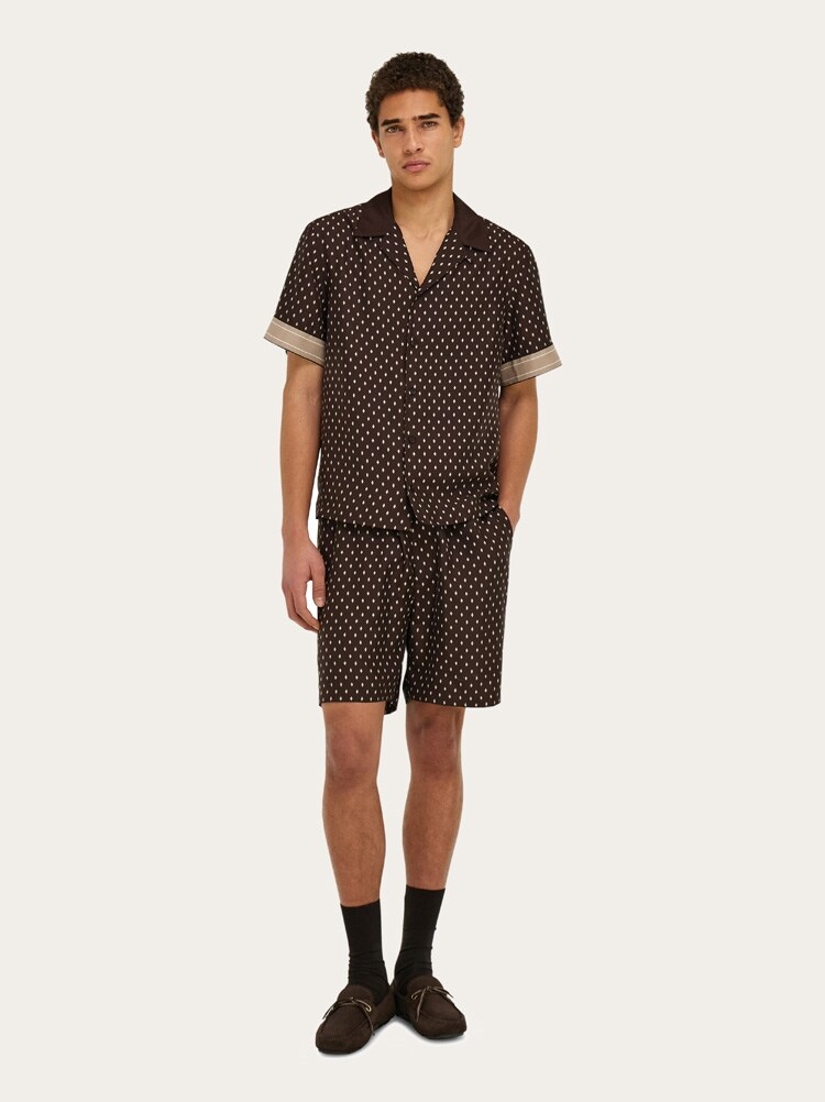 Silk Bermuda shorts Gallery image 7