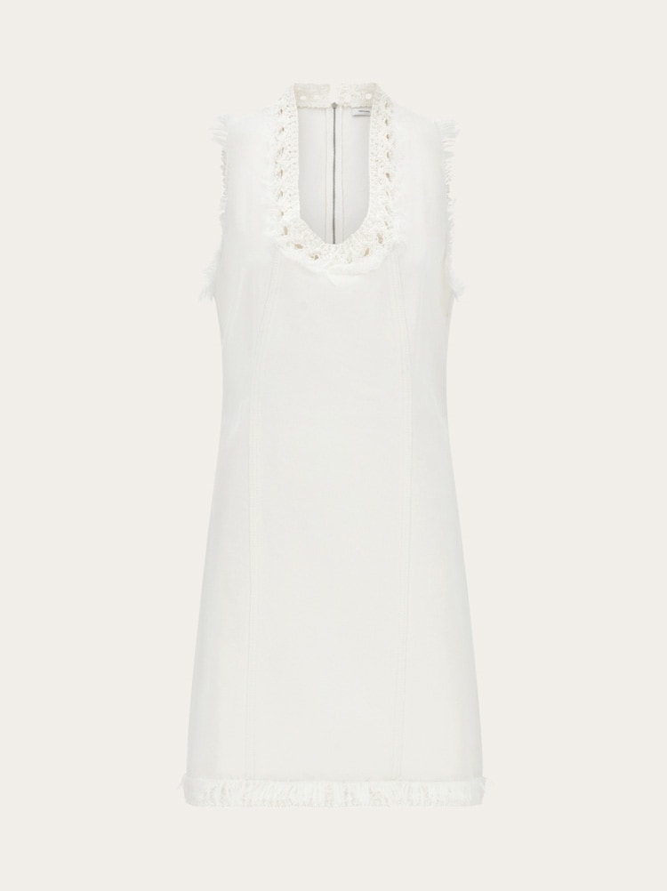 Abito corto in denim Gallery image 1