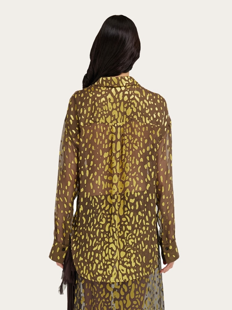 Devoré georgette shirt Gallery image 4