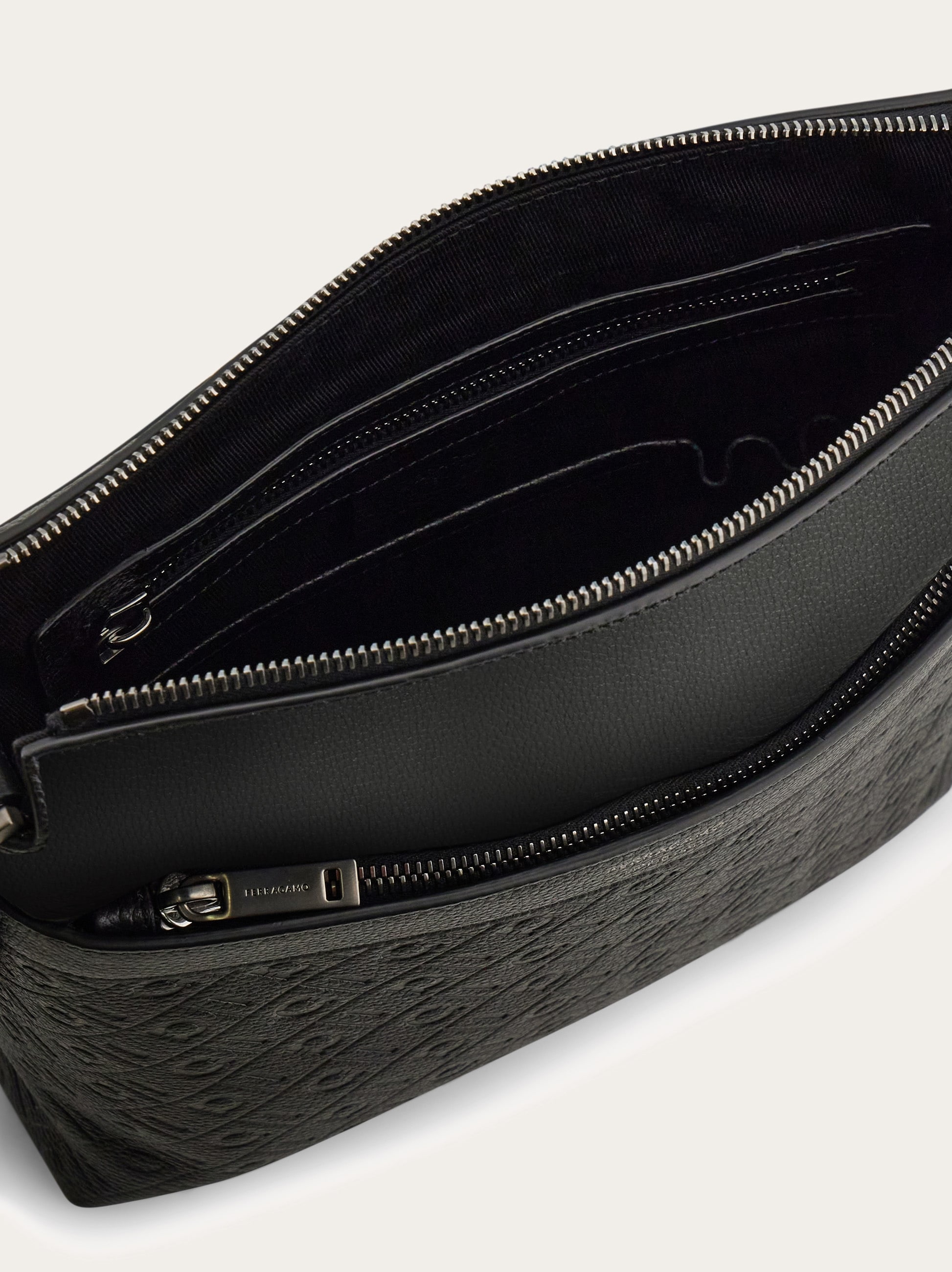 Ferragamo Monogram messenger bag - Men | Ferragamo