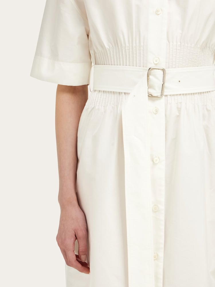 Cotton and silk shirt dress Gallery image 5