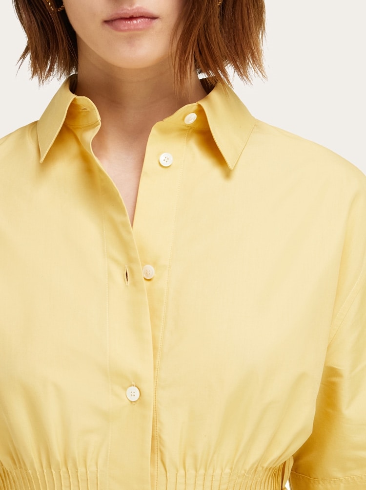 Chemisier en coton et soie Gallery image 4