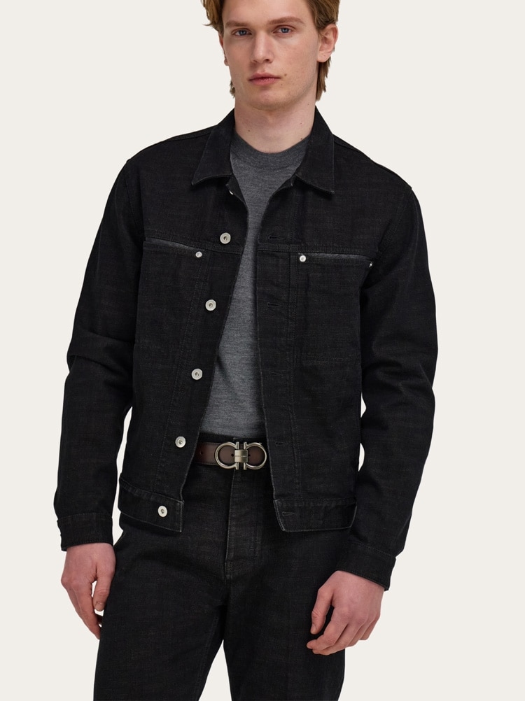 Cintura reversibile e regolabile Gancini Gallery image 4