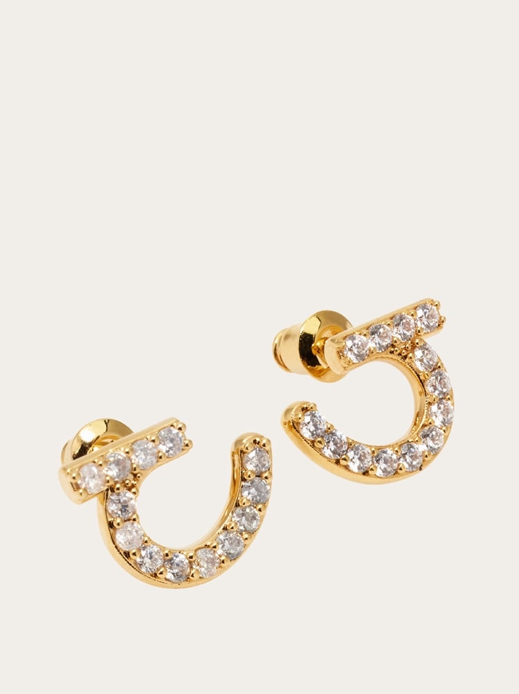 Earrings with crystals Gallery image 2