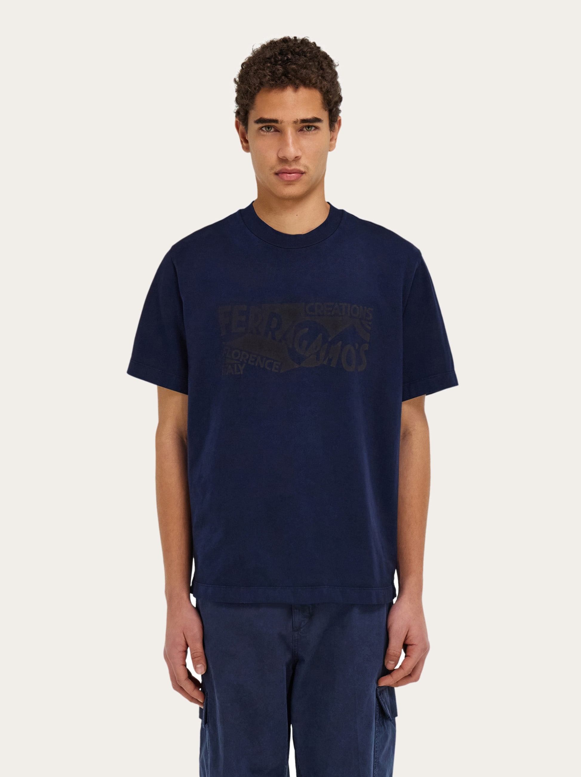 サルバトーレフェラガモ 半袖Tシャツ M - 中古・古着通販】Salvatore Ferragamo (サルヴァトーレ フェラガモ