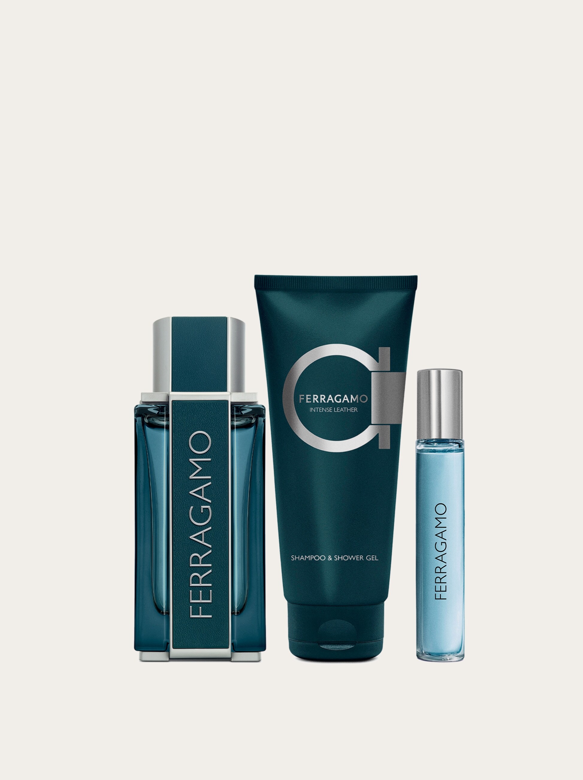 Ferragamo Intense Leather EDP 3 Piece Set - Men | Ferragamo