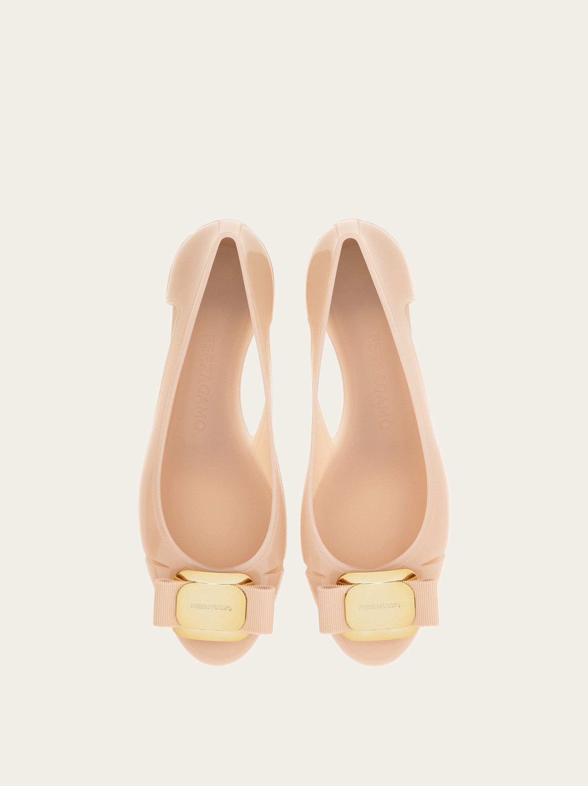 New Vara plate jelly ballet flat - Women | Ferragamo