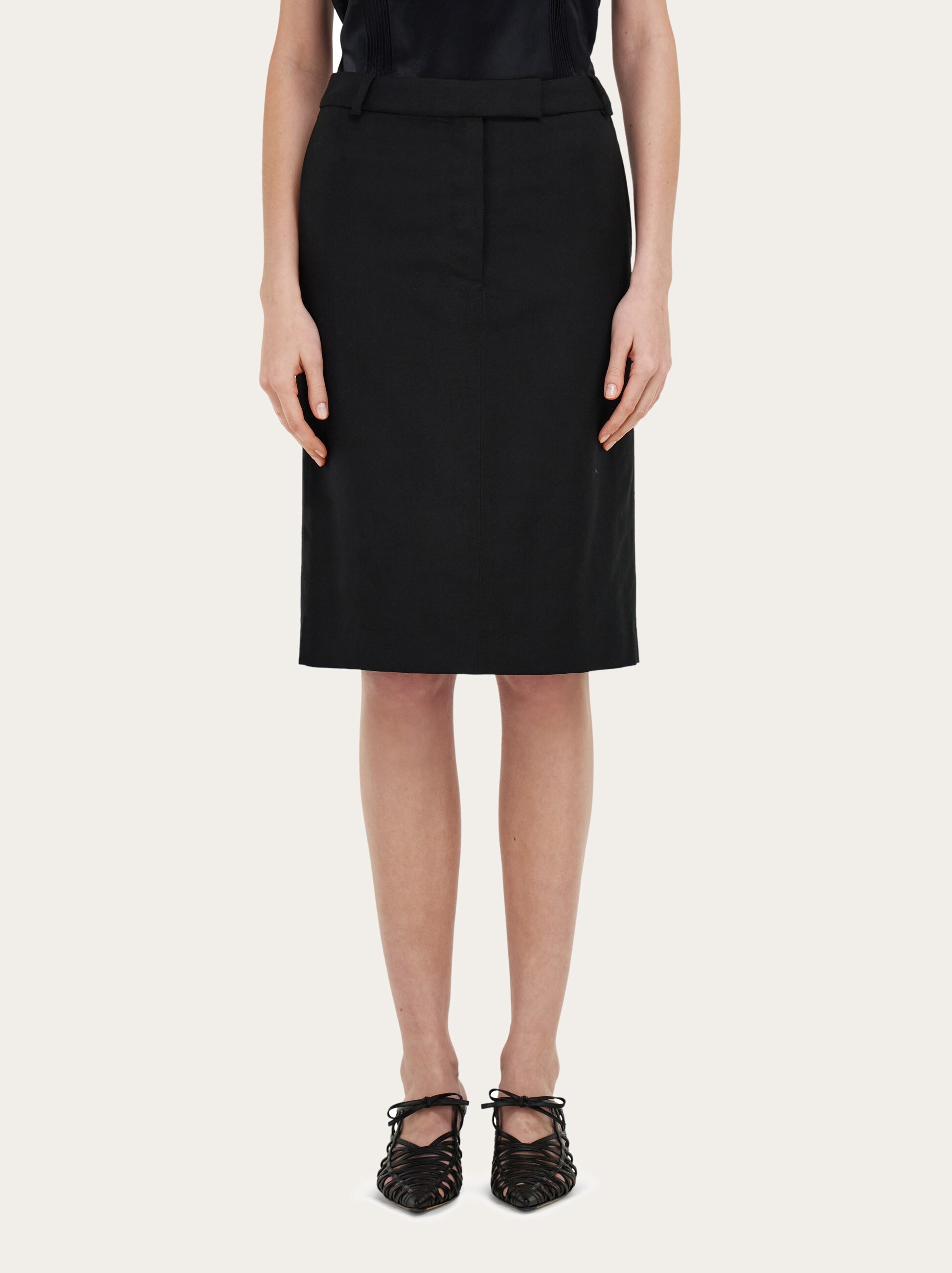 Jupe Longue Multicolore (55 Cm) - Taille 46, En Coton/polyester/viscose, Occasion Très Bon état