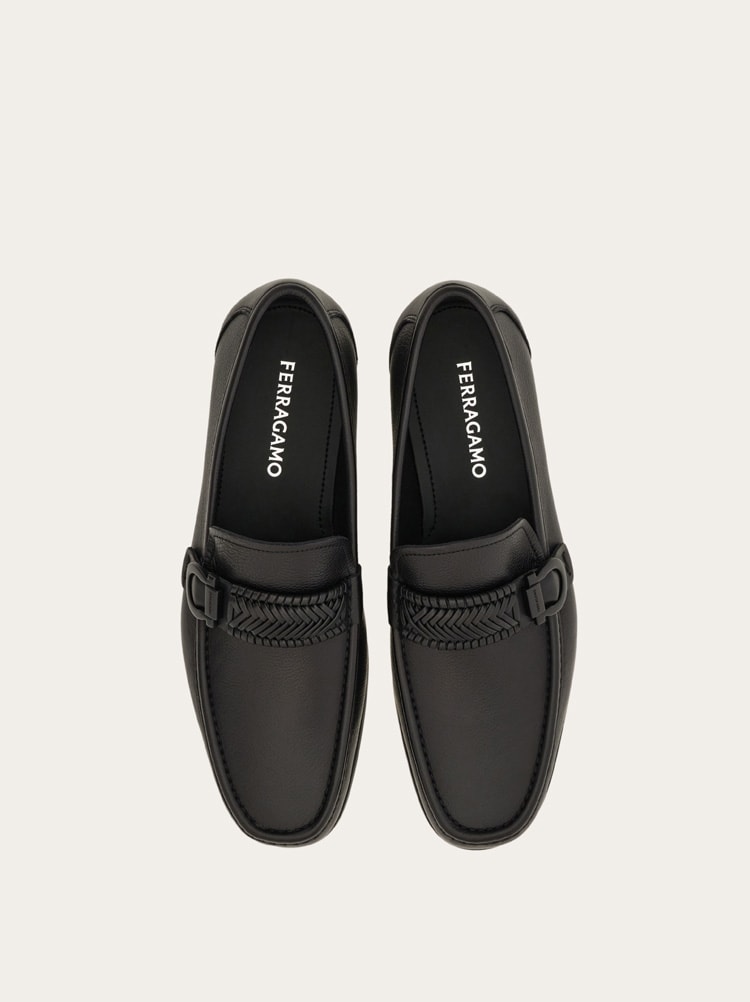 Moccasin with braid Gancini ornament Gallery image 3