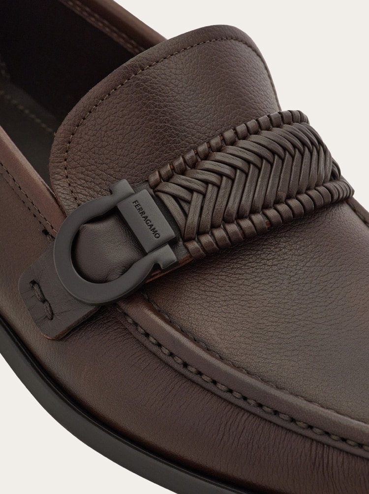 Moccasin with braid Gancini ornament Gallery image 6