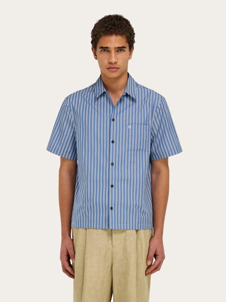 Short sleeve poplin shirt Gallery image 2