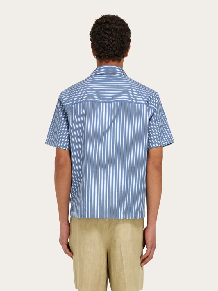 Short sleeve poplin shirt Gallery image 3