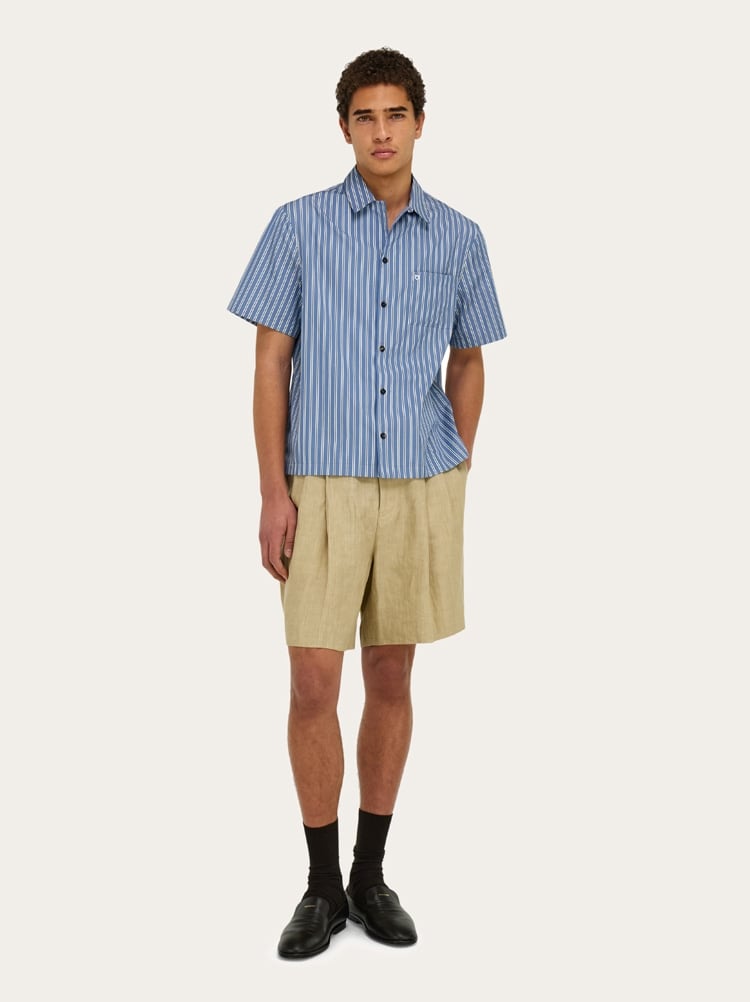 Short sleeve poplin shirt Gallery image 5