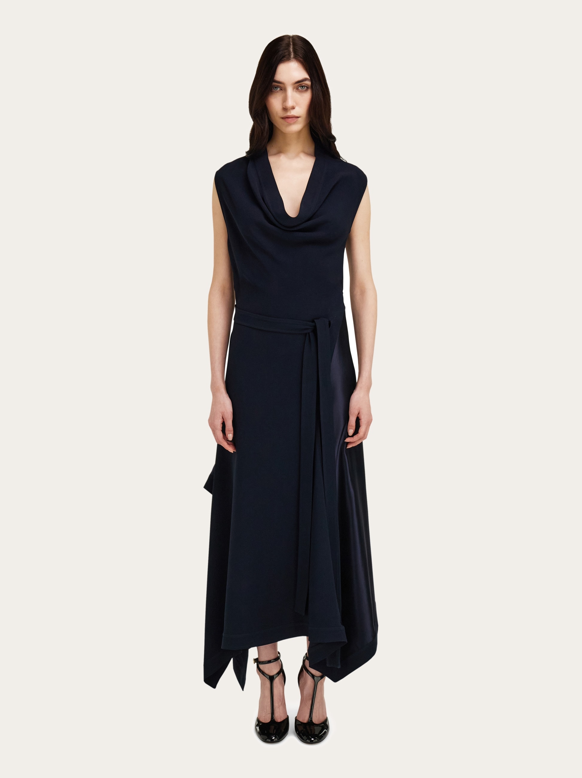 princess polly baby blue dress Asymmetric Wrap Blazer Dress For Office | concept A trois main image 1