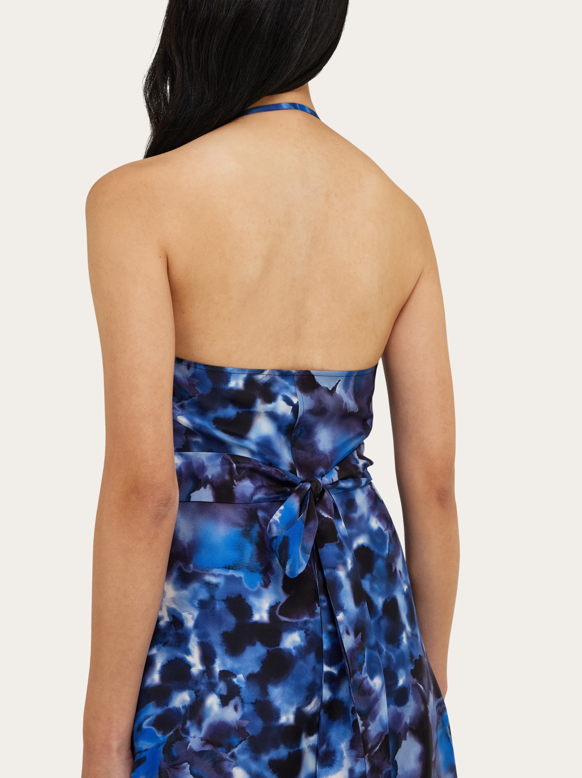Carnation print wrap dress - Women | Ferragamo