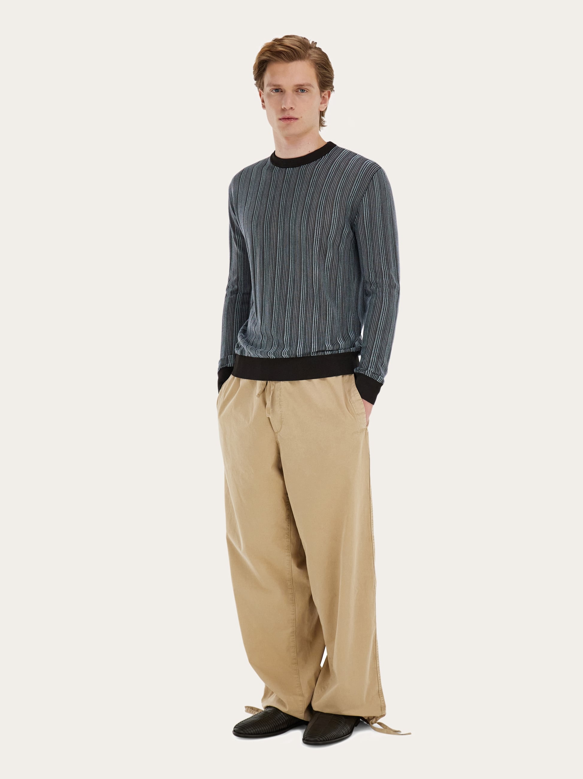 クルーネックニット - メンズ | Ferragamo