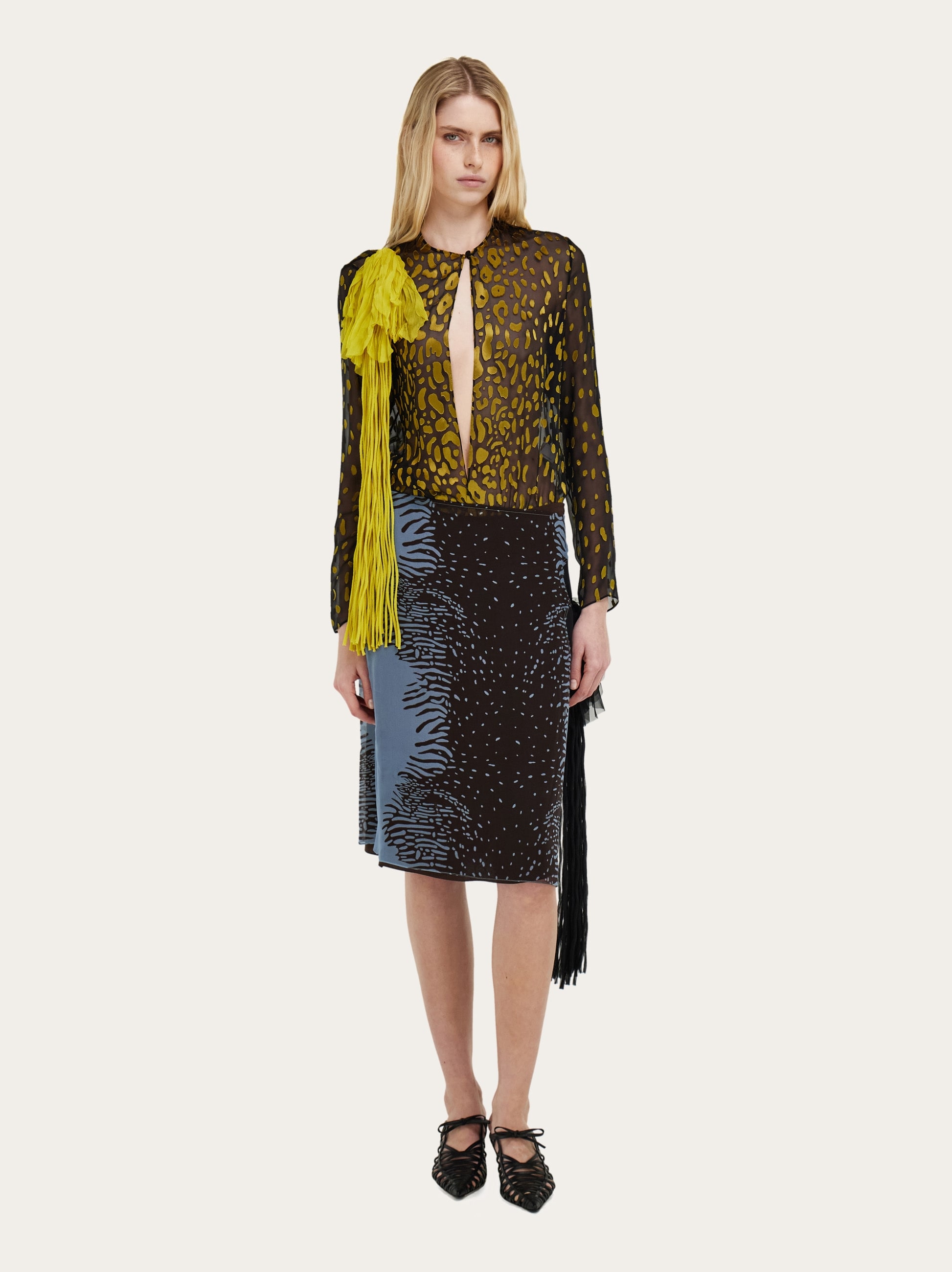 トップス salvatoreFerragamo Body with flower sash detail - Women | Ferragamo