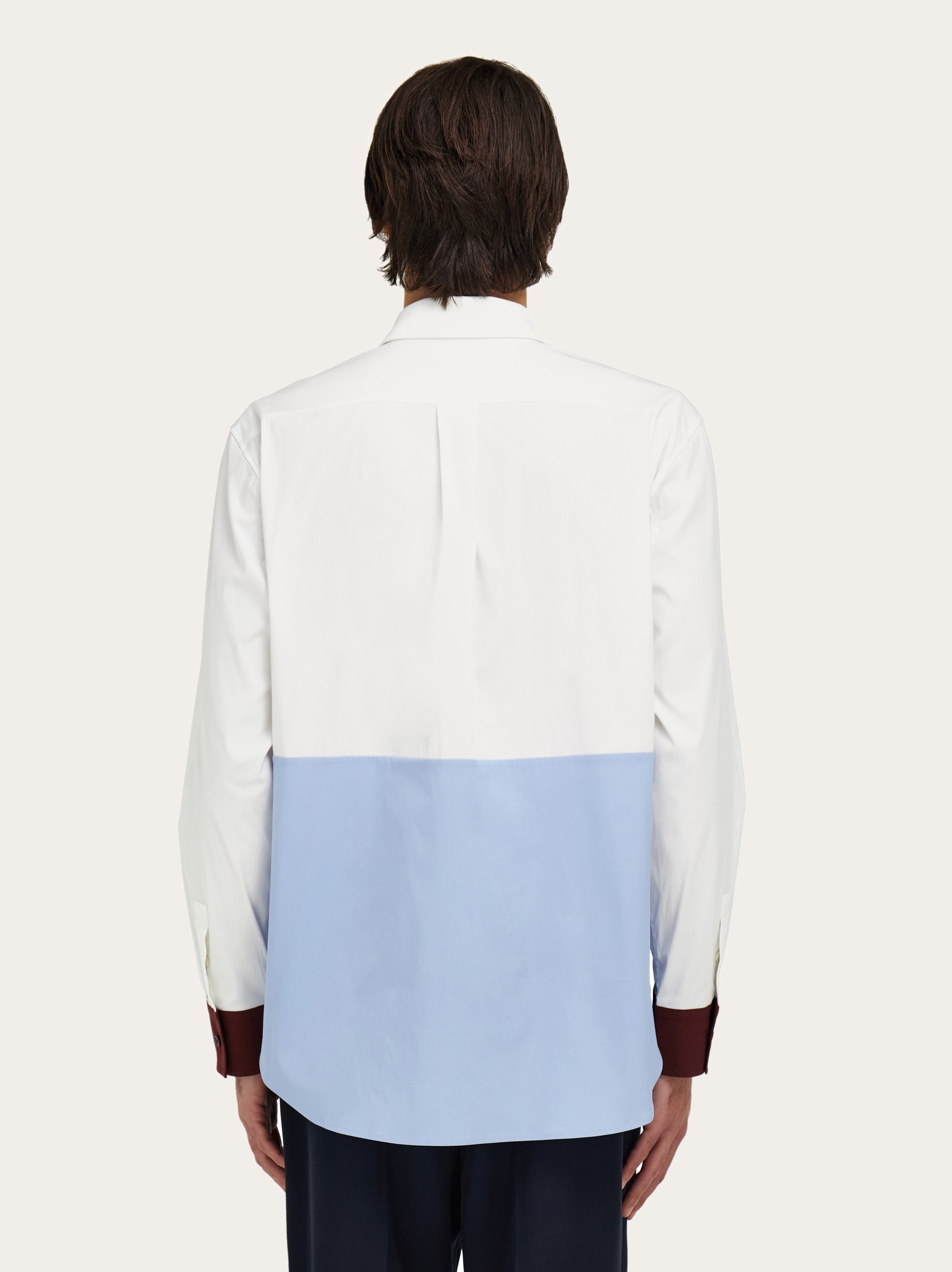 men's color block dress shirt Color block shirt - Men