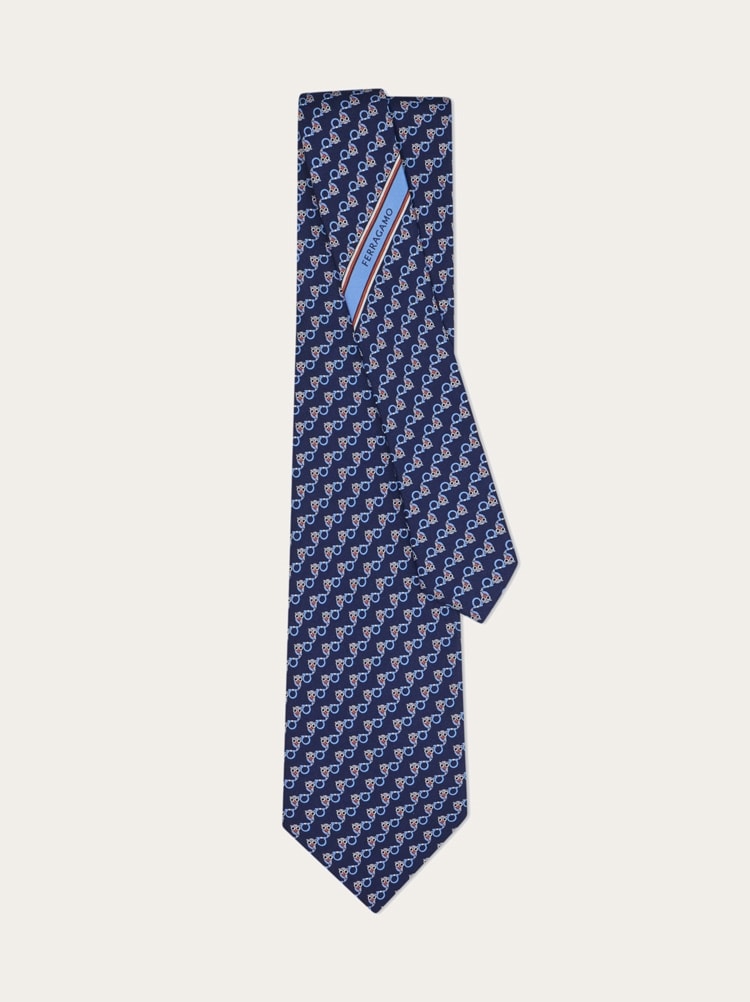 Corbata de seda estampado Búho Gallery image 3