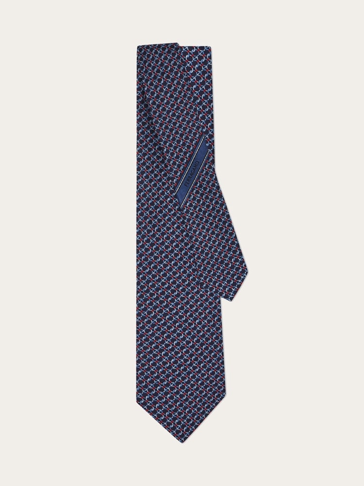 Corbata de seda jacquard Gancini Gallery image 3