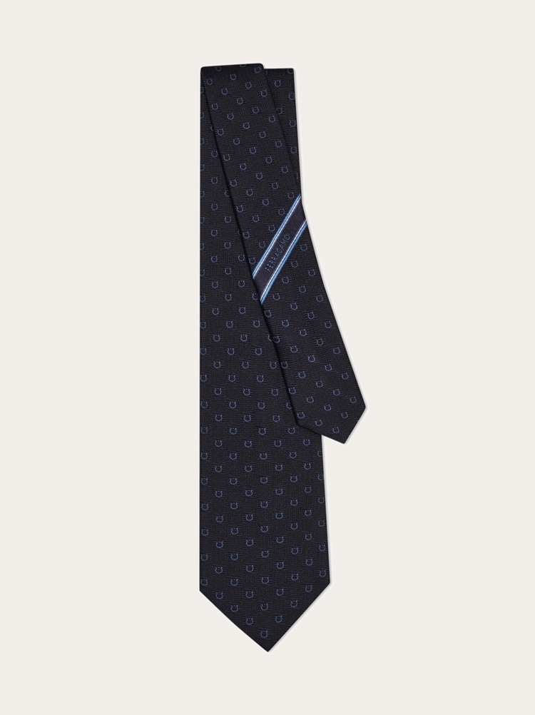 Cravate en soie jacquard Gancini Gallery image 4