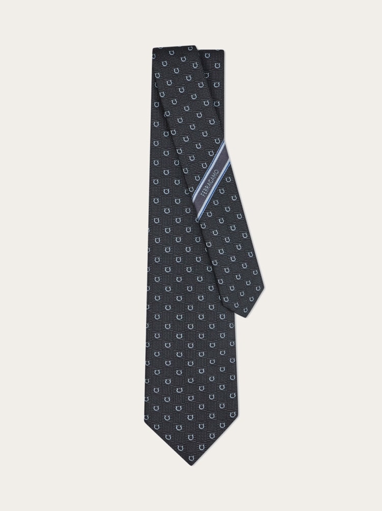 Corbata de seda jaquard Gancini Gallery image 3