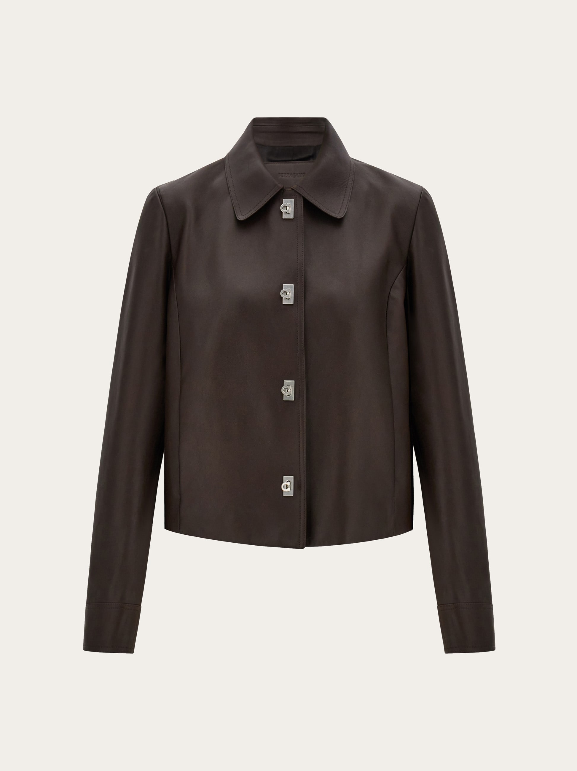 Boxy nubuck jacket - Women | Ferragamo
