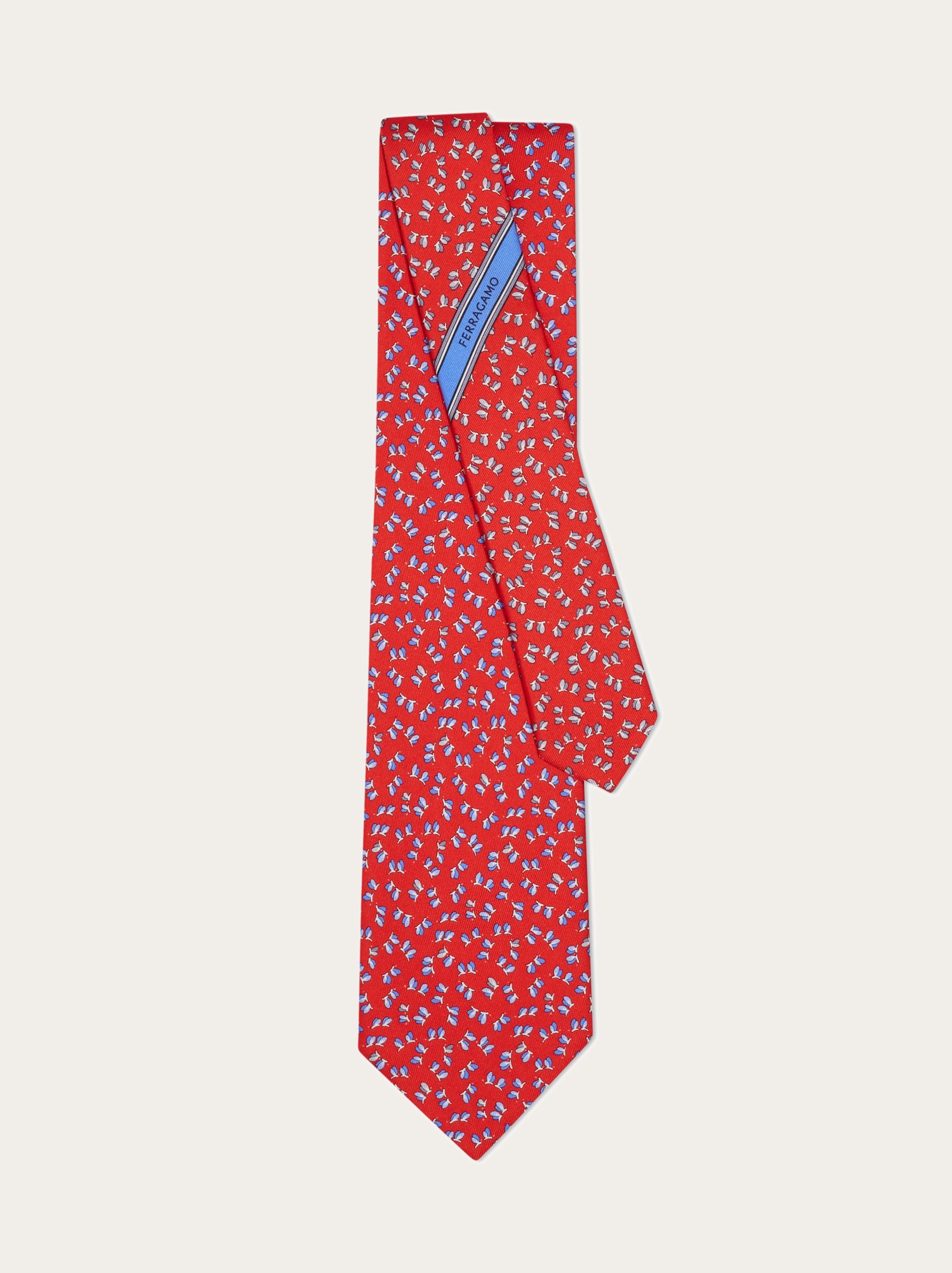 Dragonfly print silk tie - Men | Ferragamo