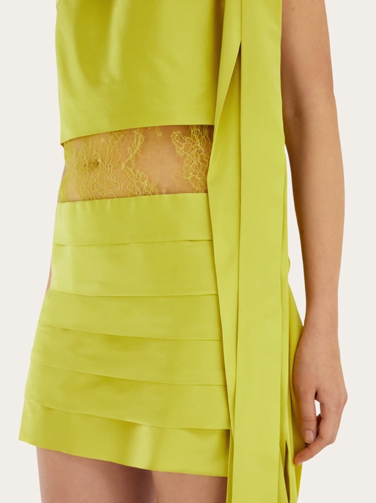 Mini dress with lace detail Gallery image 6