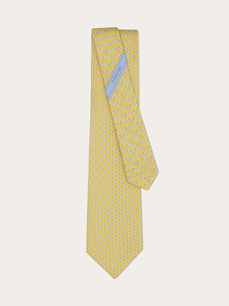 Corbata de seda estampado Pececitos Gallery image 3