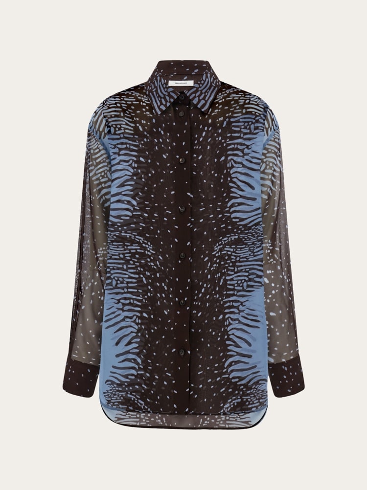 Camisa de georgette Gallery image 1