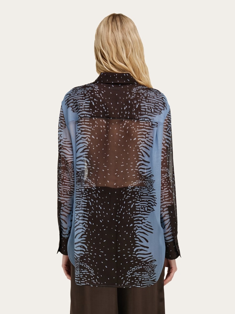 Camisa de georgette Gallery image 3