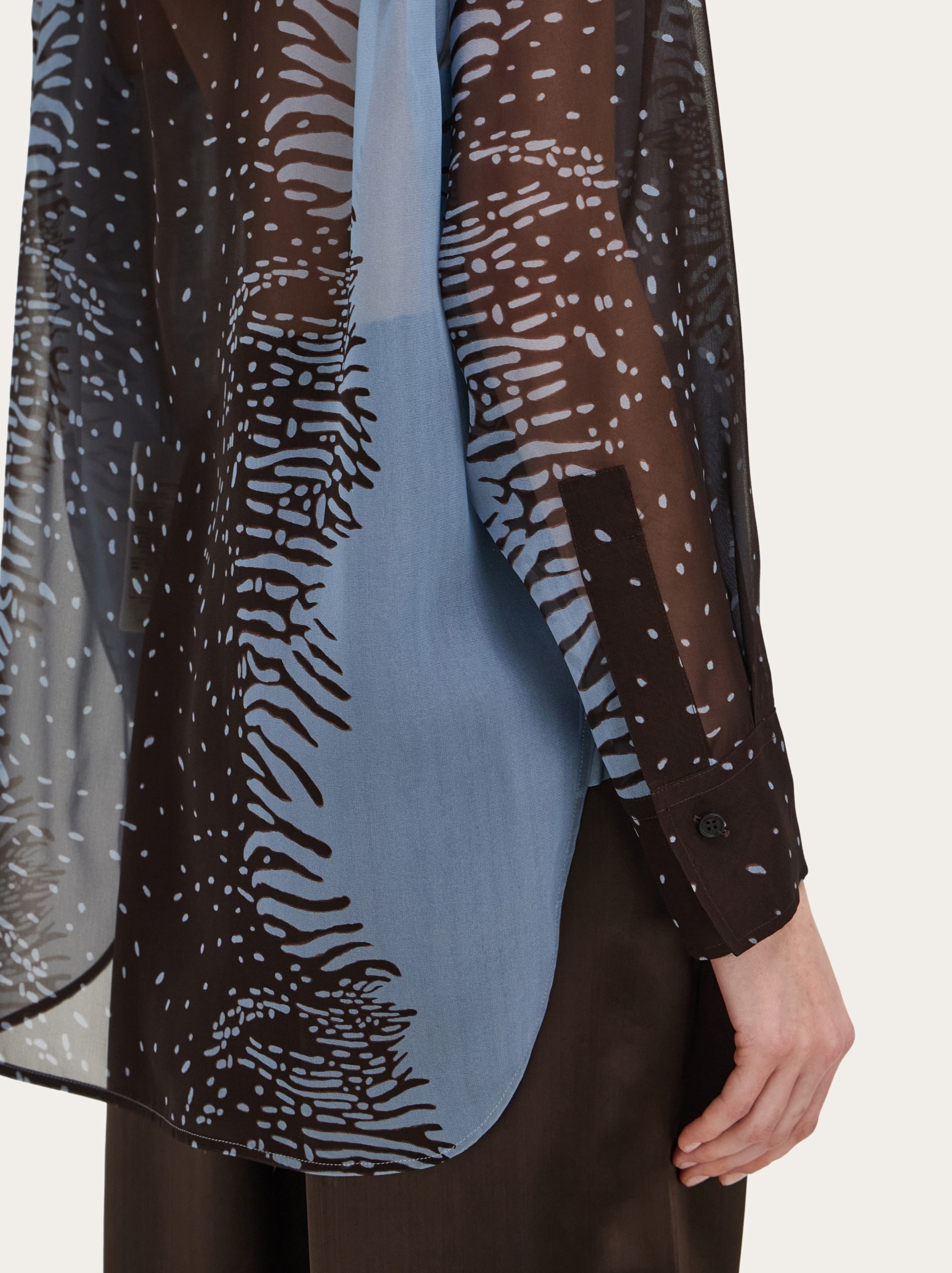 Silk georgette shirt - Women | Ferragamo