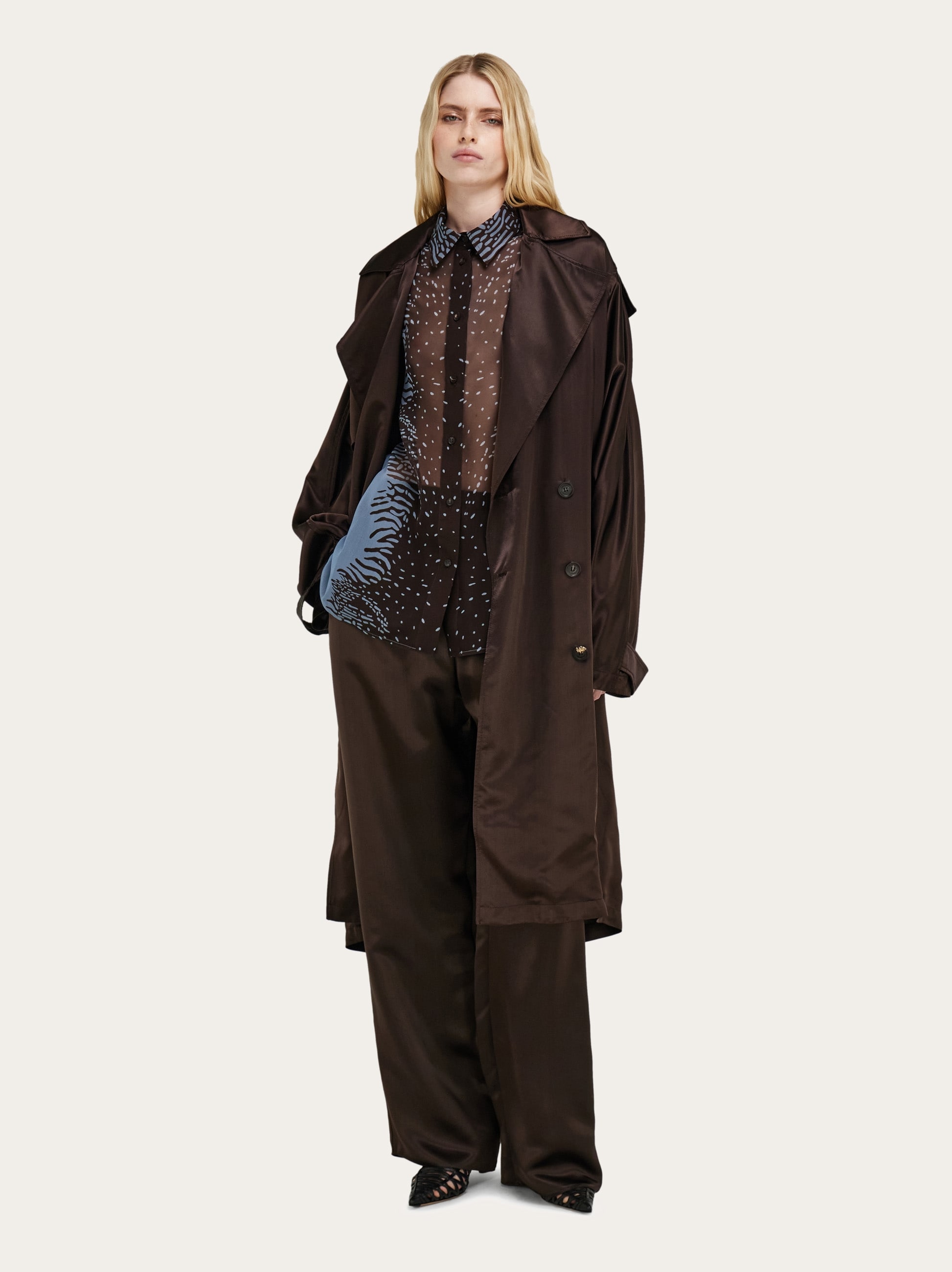 Silk georgette shirt - Women | Ferragamo