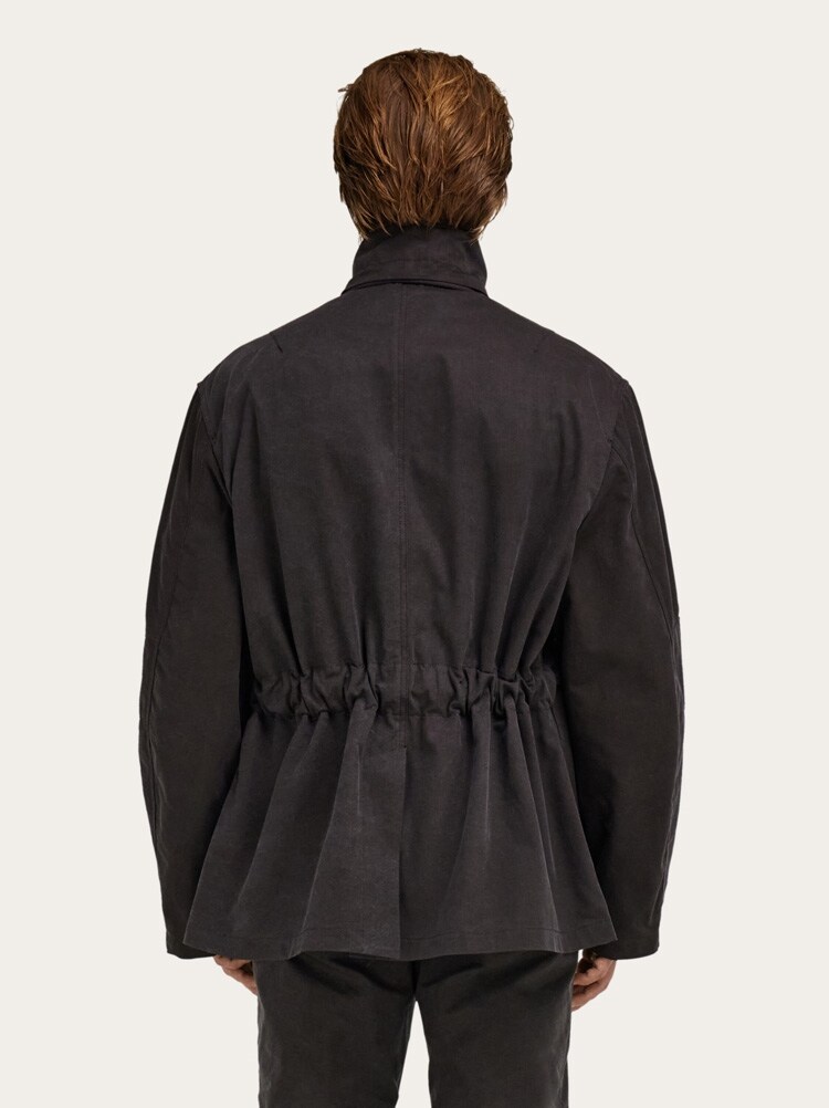 Cropped parka with hood Gallery image 10