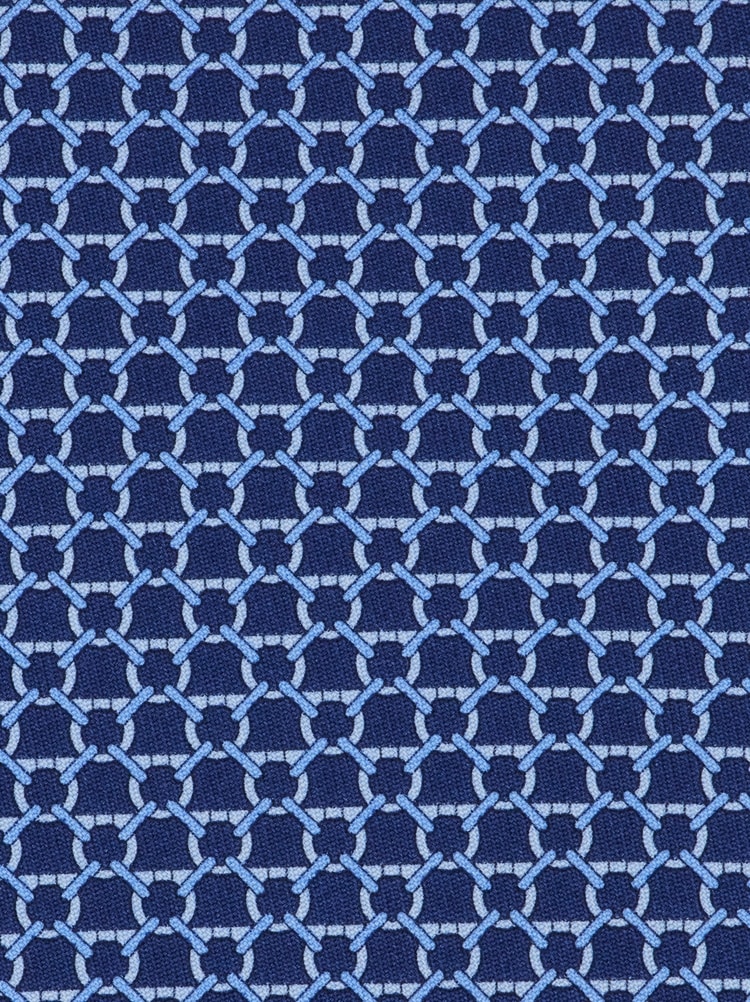 Link print silk tie Gallery image 2
