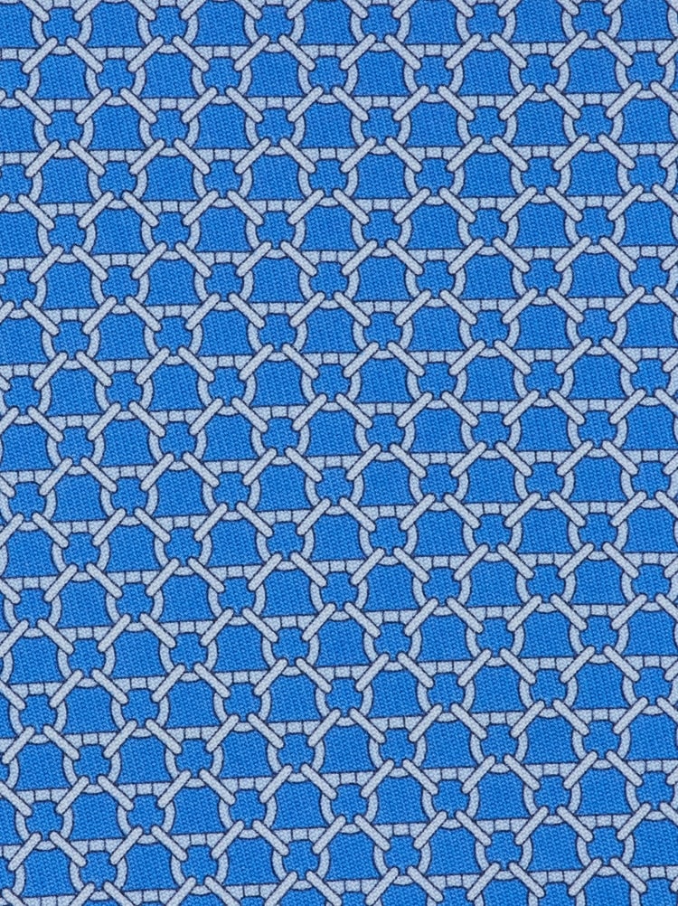 Link print silk tie Gallery image 2