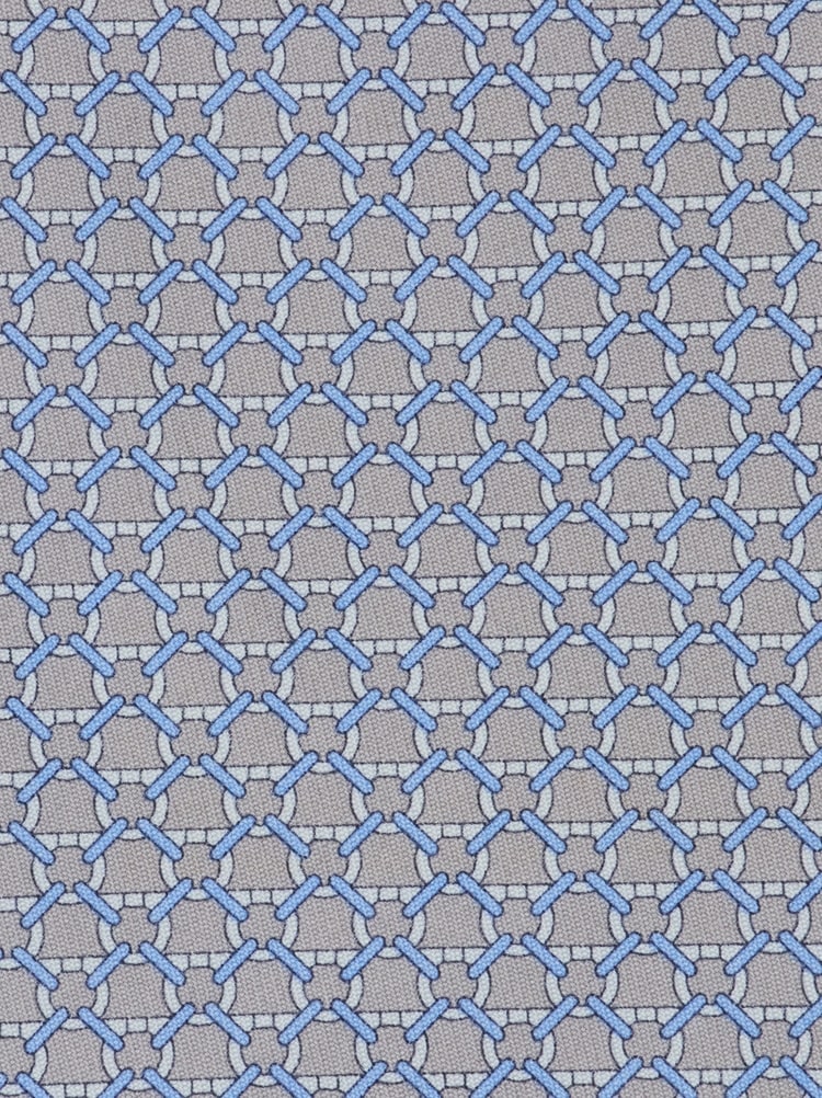 Link print silk tie Gallery image 2