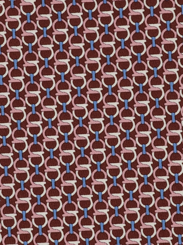 Intreccio print silk tie Gallery image 2