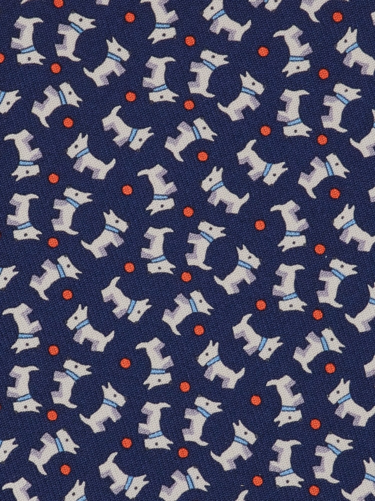 Charlie print silk tie Gallery image 2