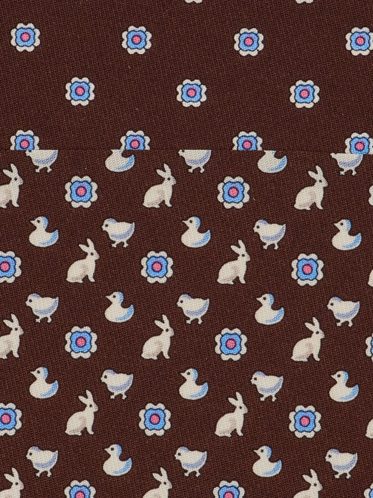 Charms print silk tie Gallery image 2