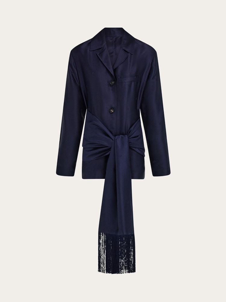 Silk shirt jacket Gallery image 1