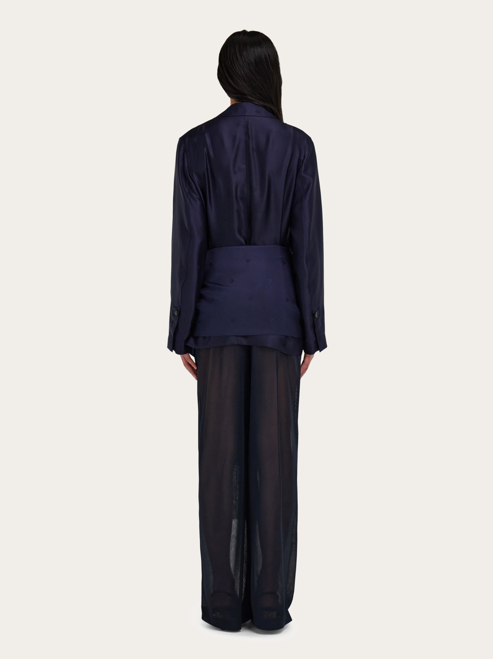 Silk shirt jacket - Women | Ferragamo
