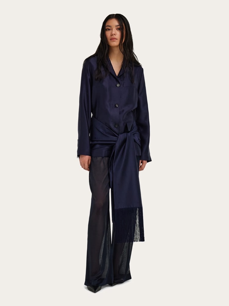 Silk shirt jacket Gallery image 7