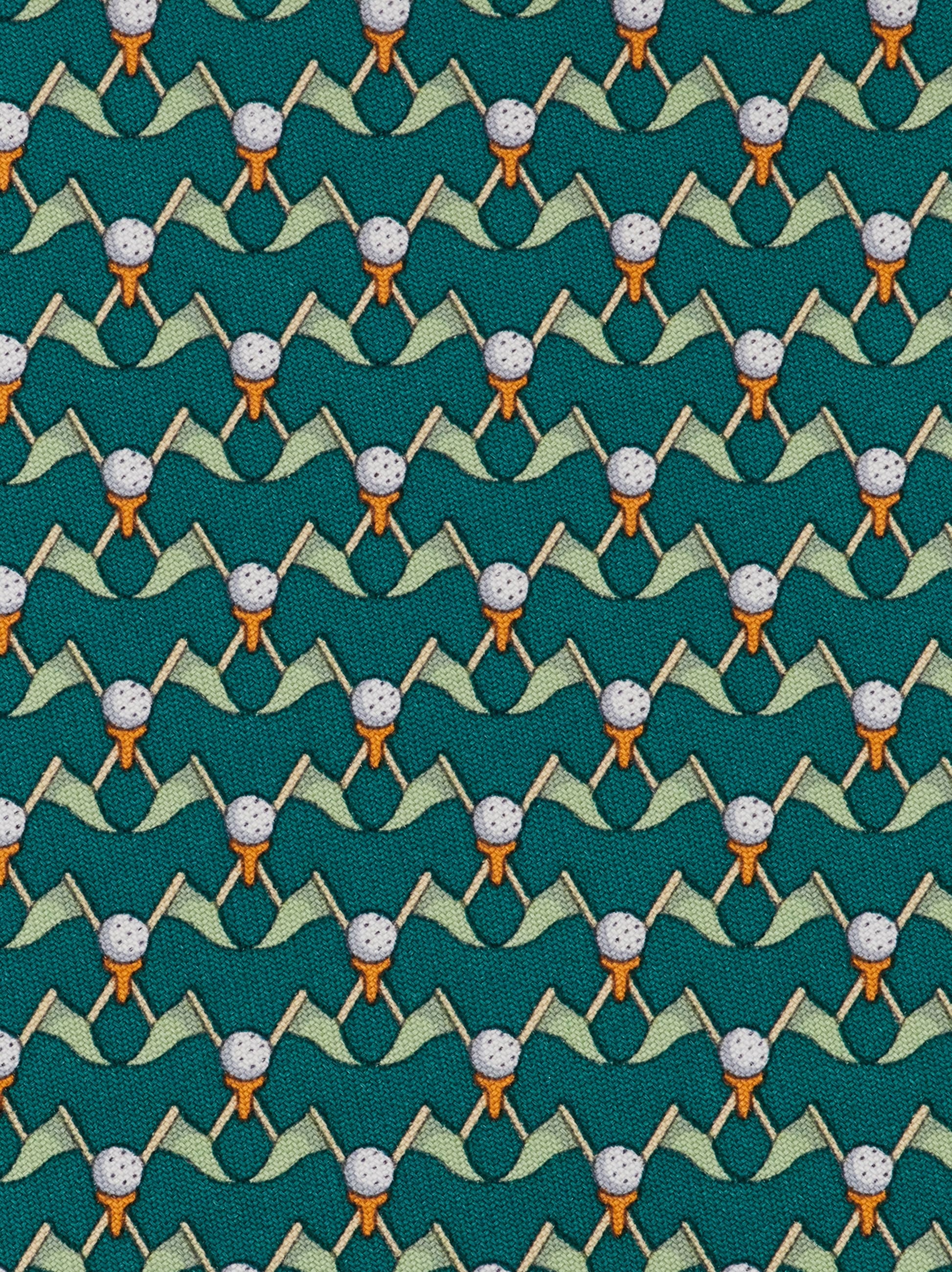 Club print silk tie - Men | Ferragamo