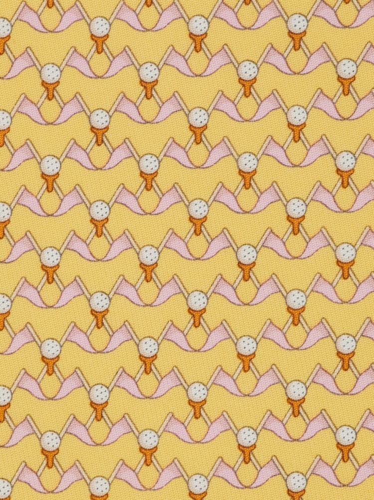 Club print silk tie Gallery image 2