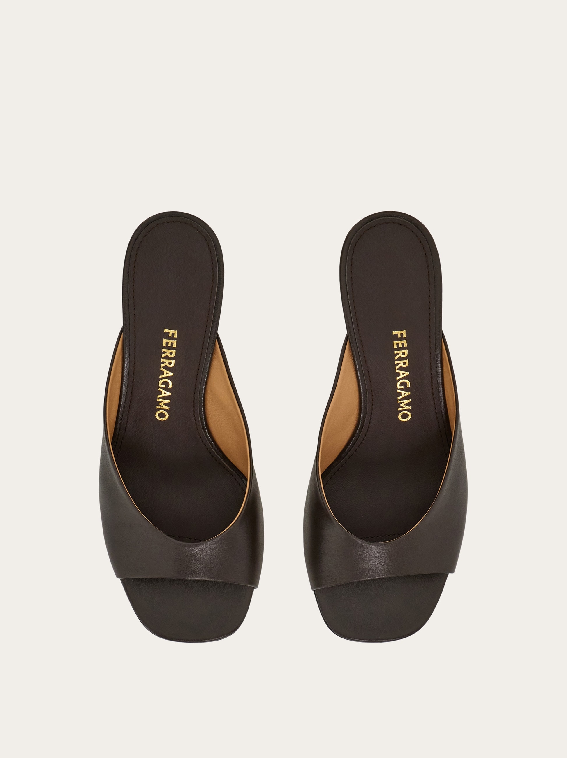 Salvatore Ferragamo  エスパドリーユ S-shaped heel slide - Women | Ferragamo