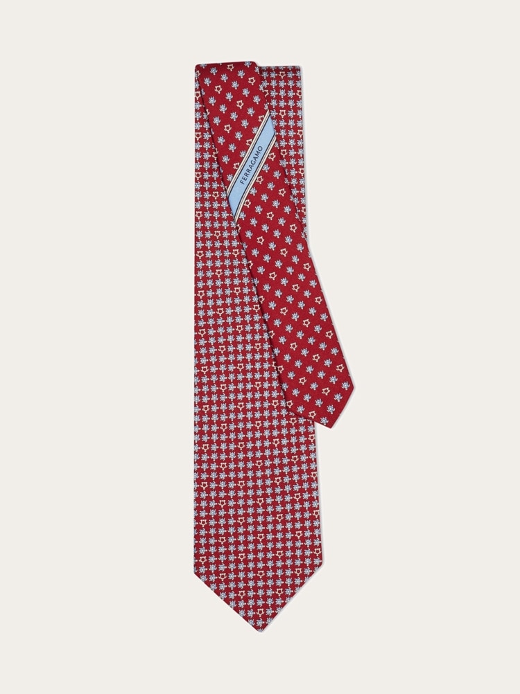 Corbata de seda estampado Tortuga Gallery image 3