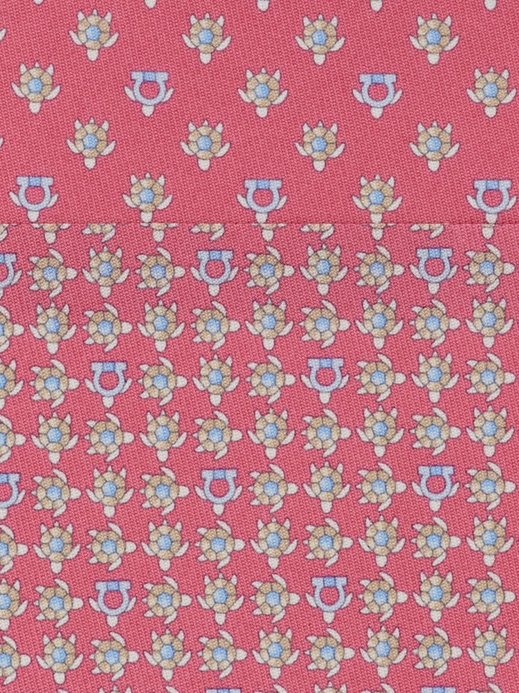 Turtles print silk tie Gallery image 2