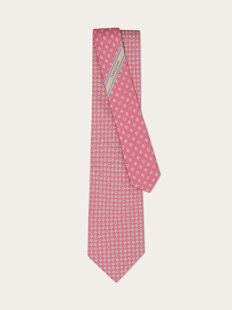 Turtles print silk tie Gallery image 3
